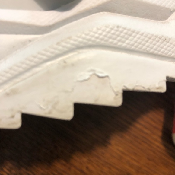 Chunky White Strap Sandals size 9 - Picture 7 of 7